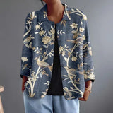 Bridgette | Botanical Print Jacket
