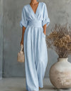 Imogen | Wide-Leg Wrap Jumpsuit