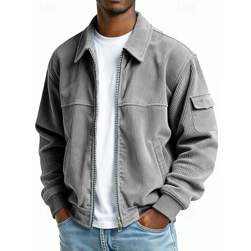 Spencer | Textured Zip Jacket