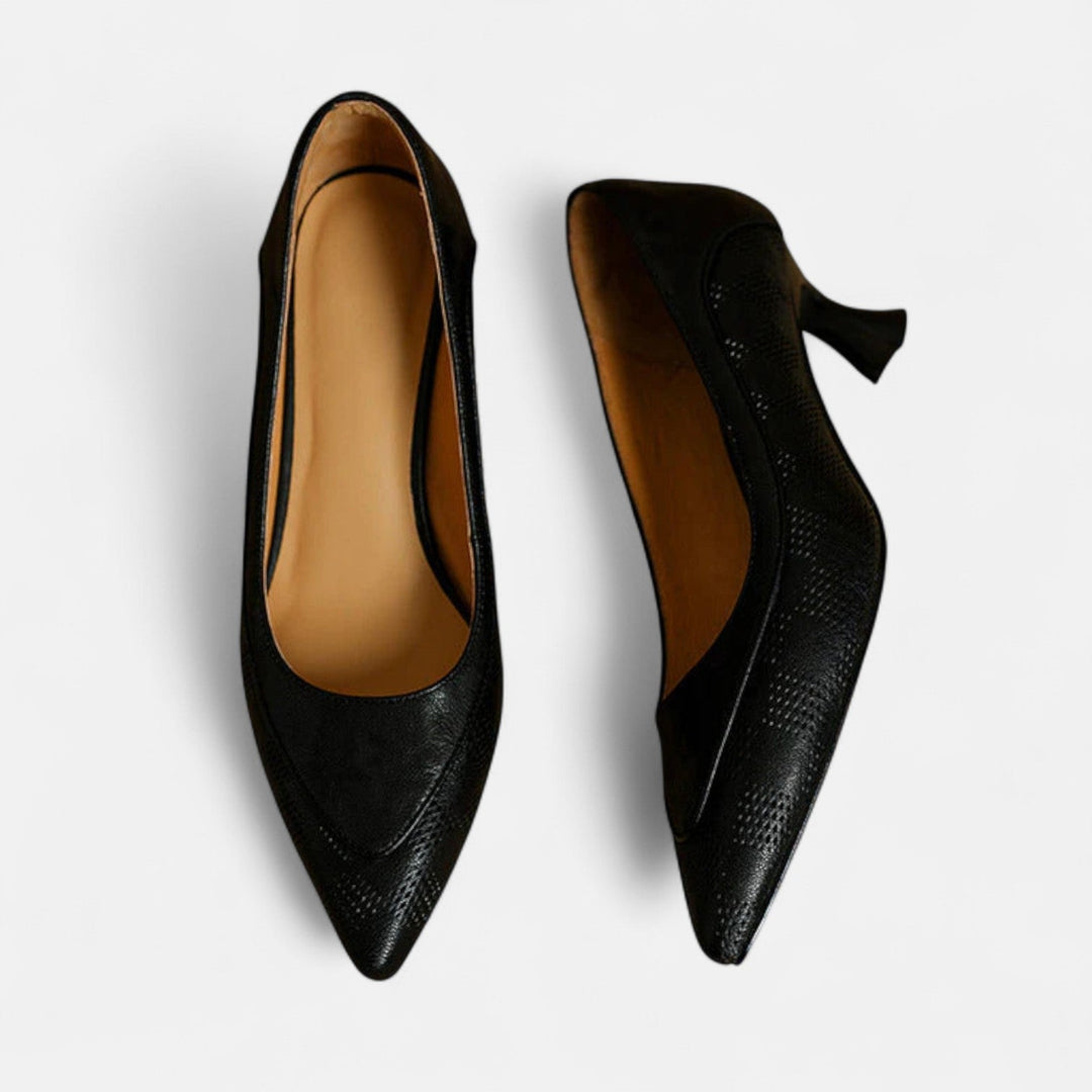 Rhea | Refined Pointed Kitten Heels