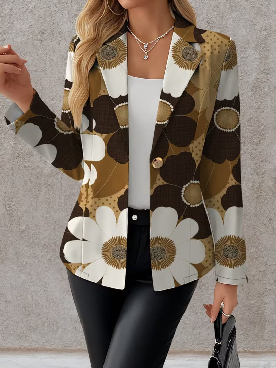 Angelica | Floral Print Blazer