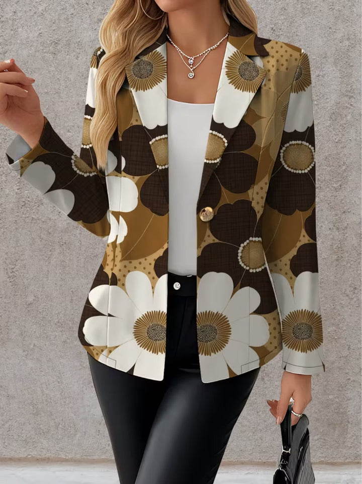 Angelica | Floral Print Blazer