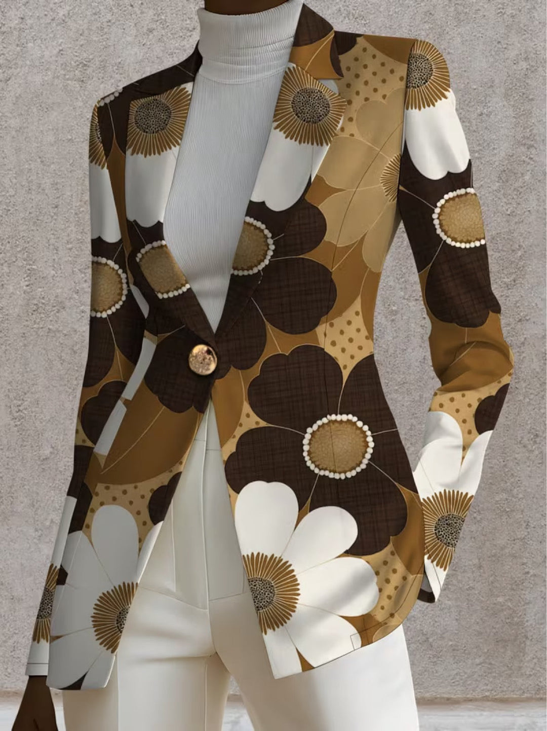 Angelica | Floral Print Blazer
