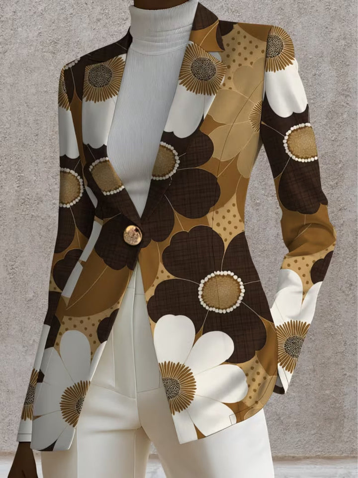 Angelica | Floral Print Blazer