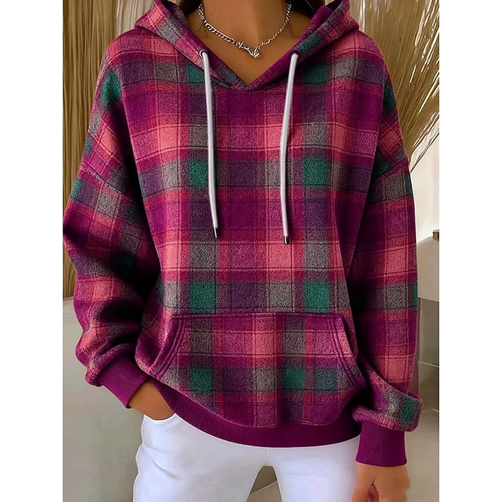 Marlene | Cozy Checked Hoodie