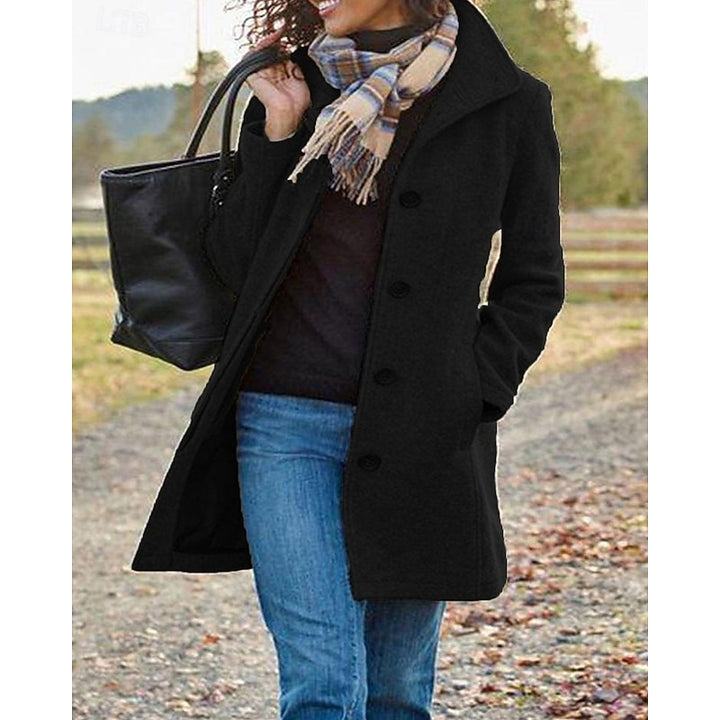 Lucille | Timeless Turndown Collar Coat