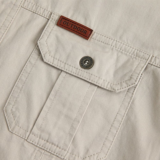 Bruce | Men's Utility Pocket Long Sleeve Shirt