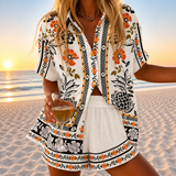 Marisol | Botanical-Print Two-Piece Set