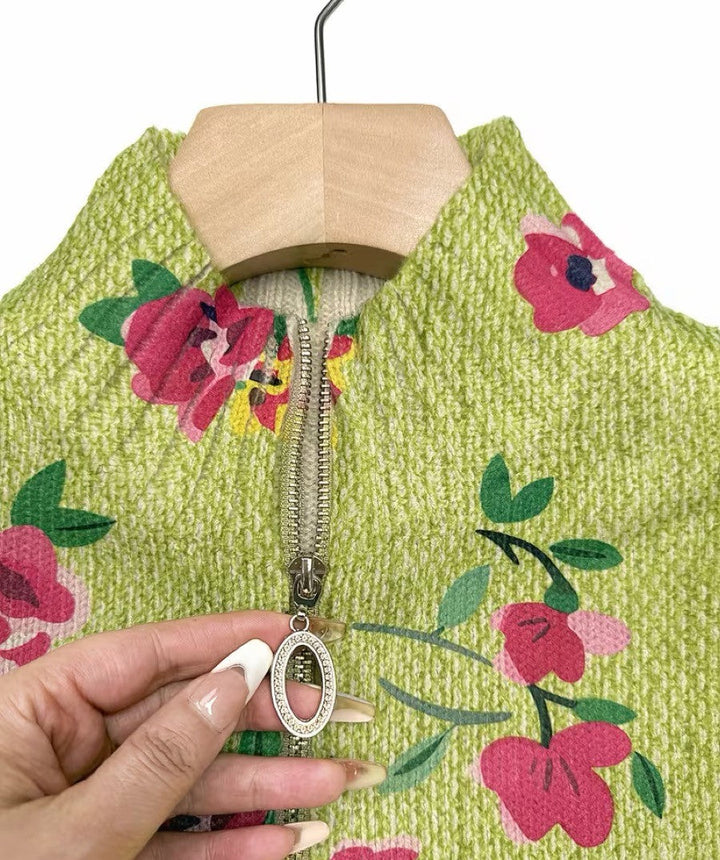 Brenna | Blossom Zip Cardigan