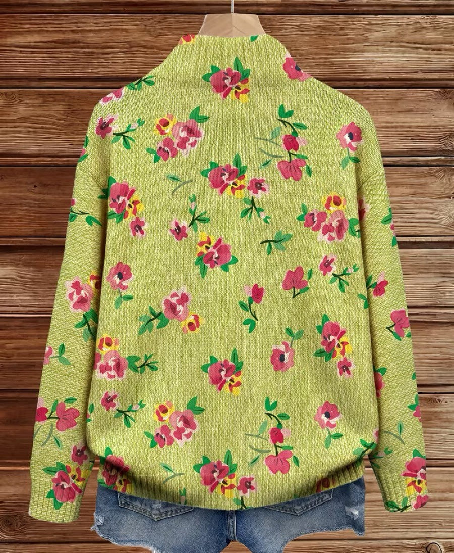 Brenna | Blossom Zip Cardigan
