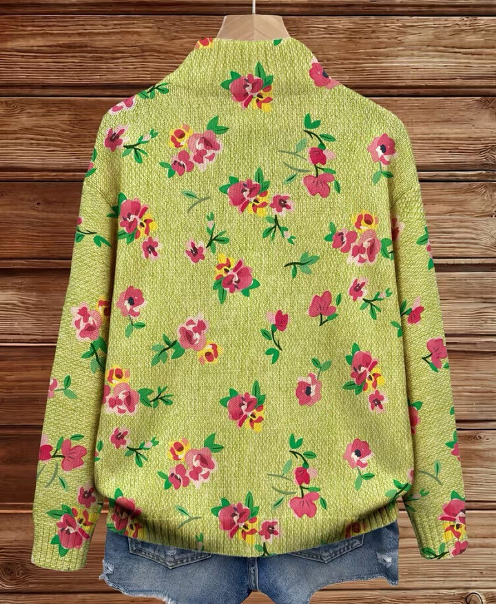 Brenna | Blossom Zip Cardigan