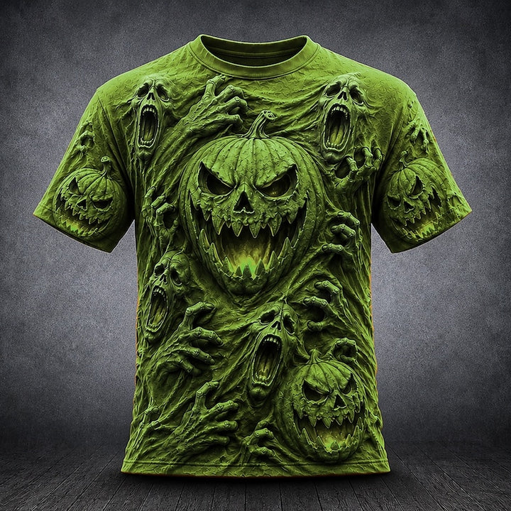 Damon | Haunted Pumpkin Halloween T-Shirt