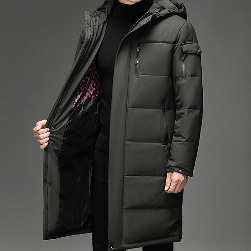 Grant | Hooded Longline Puffer Coat