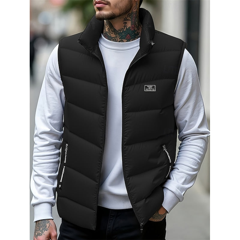 Elliott | Insulated Stand-Collar Puffer Vest