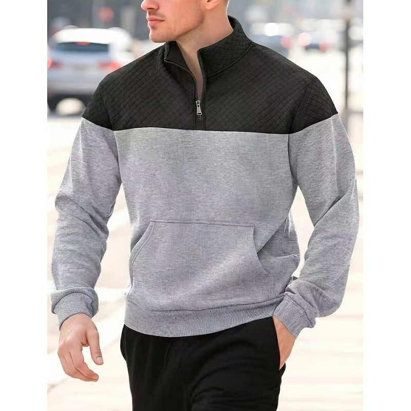 Chester | Quarter-Zip Colour Block Pullover