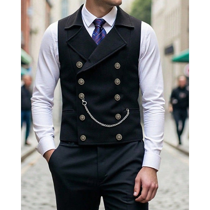 Sinclair | Double-Breasted Lapel Waistcoat