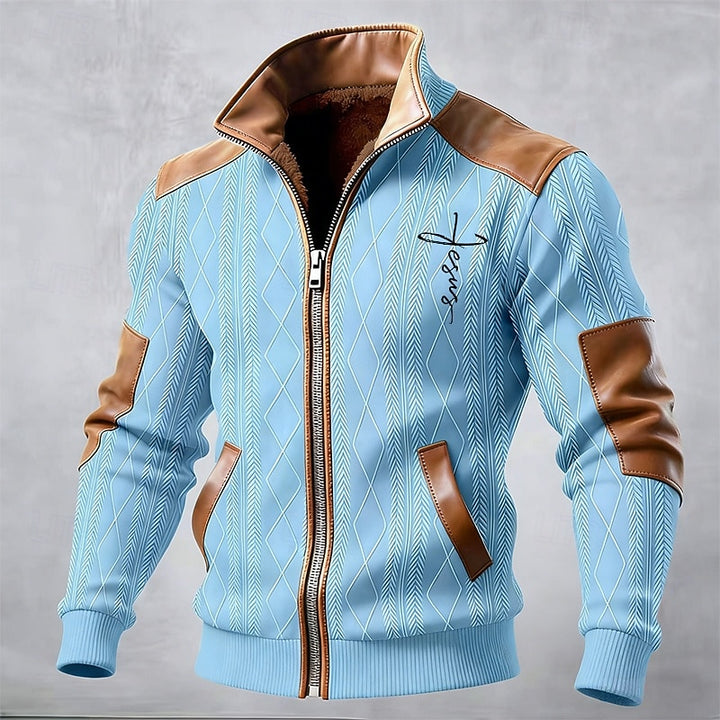 Donovan | Fleece-Lined Stand Collar Jacket