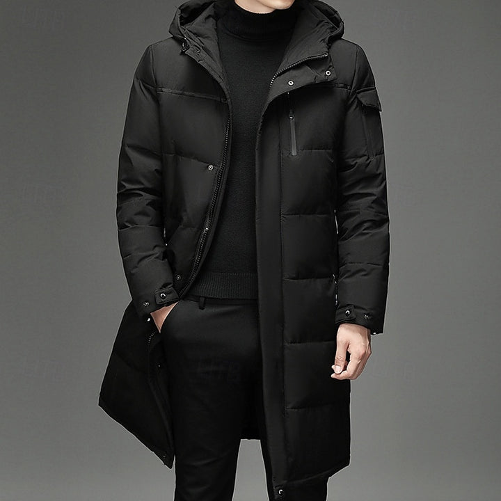 Grant | Hooded Longline Puffer Coat