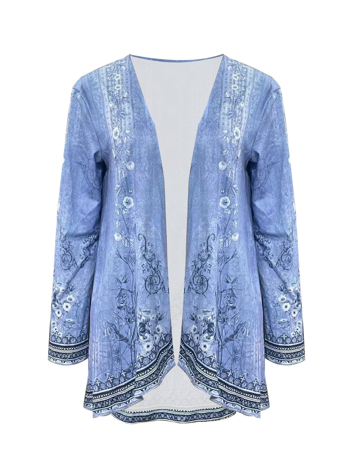 Adelaide | Botanical Open-Front Cardigan