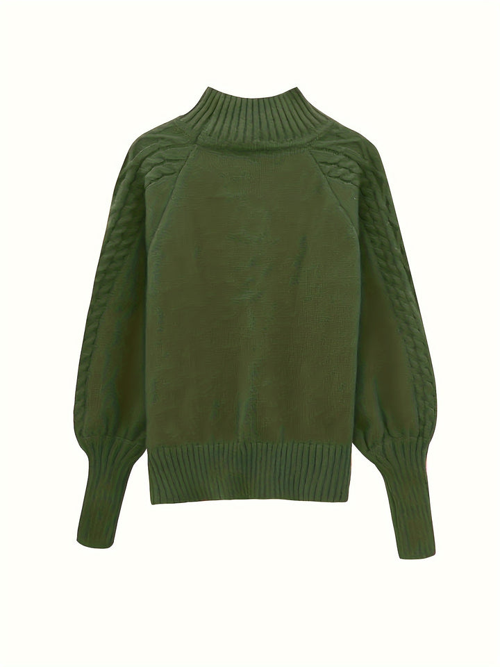 Adelia | Textured Cable-Knit Sweater