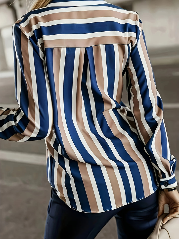 Simone | Refined Striped Button-Up Shirt