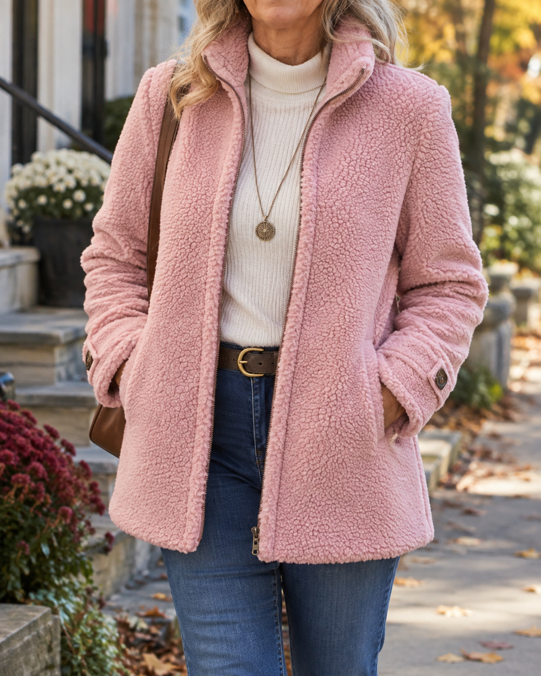 Teresa | Cozy Stand-Collar Zip Jacket