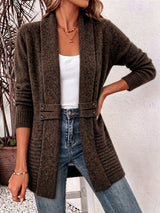 Cynthia | Cozy Ribbed Button-Tab Cardigan