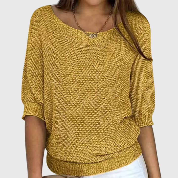 Bettina | Relaxed Batwing Knit Sweater