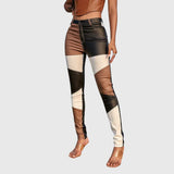 Lindsey | Colorblock Slim Pants