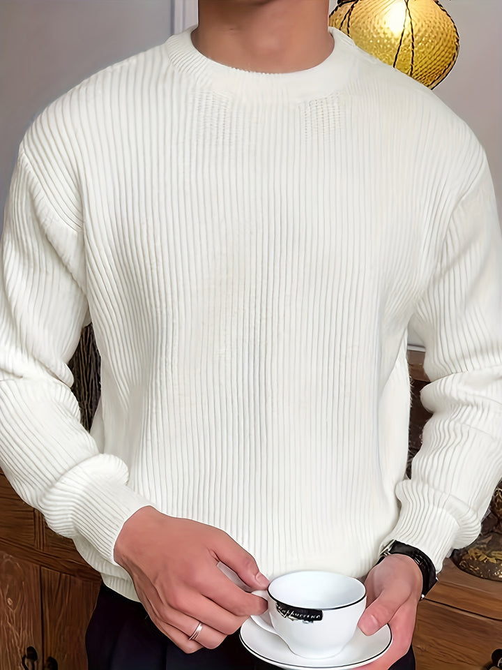Rupert | Ribbed Crew Neck Sweater