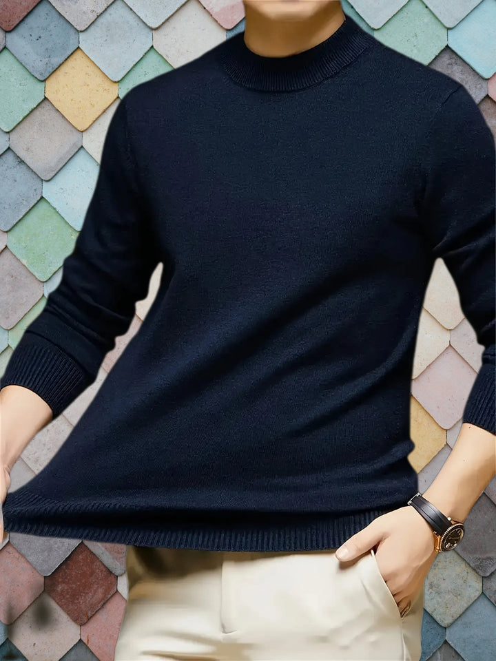 Callen | Mock Neck Knit Sweater