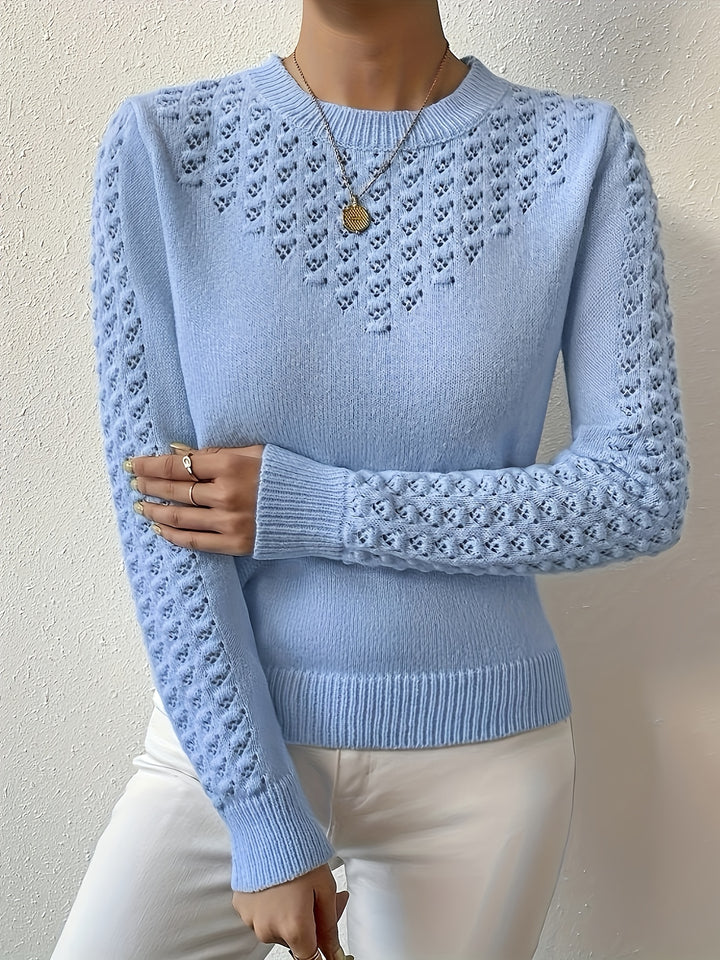 Marceline | Openwork Knit Sweater