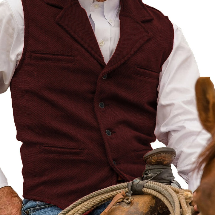 Barnaby | Heritage Herringbone Vest