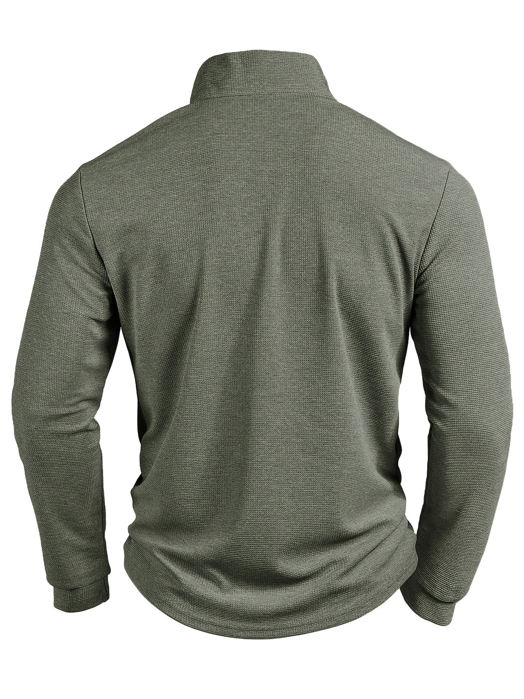 Harvey | Men's Textured Waffle Quarter-Zip Pullover