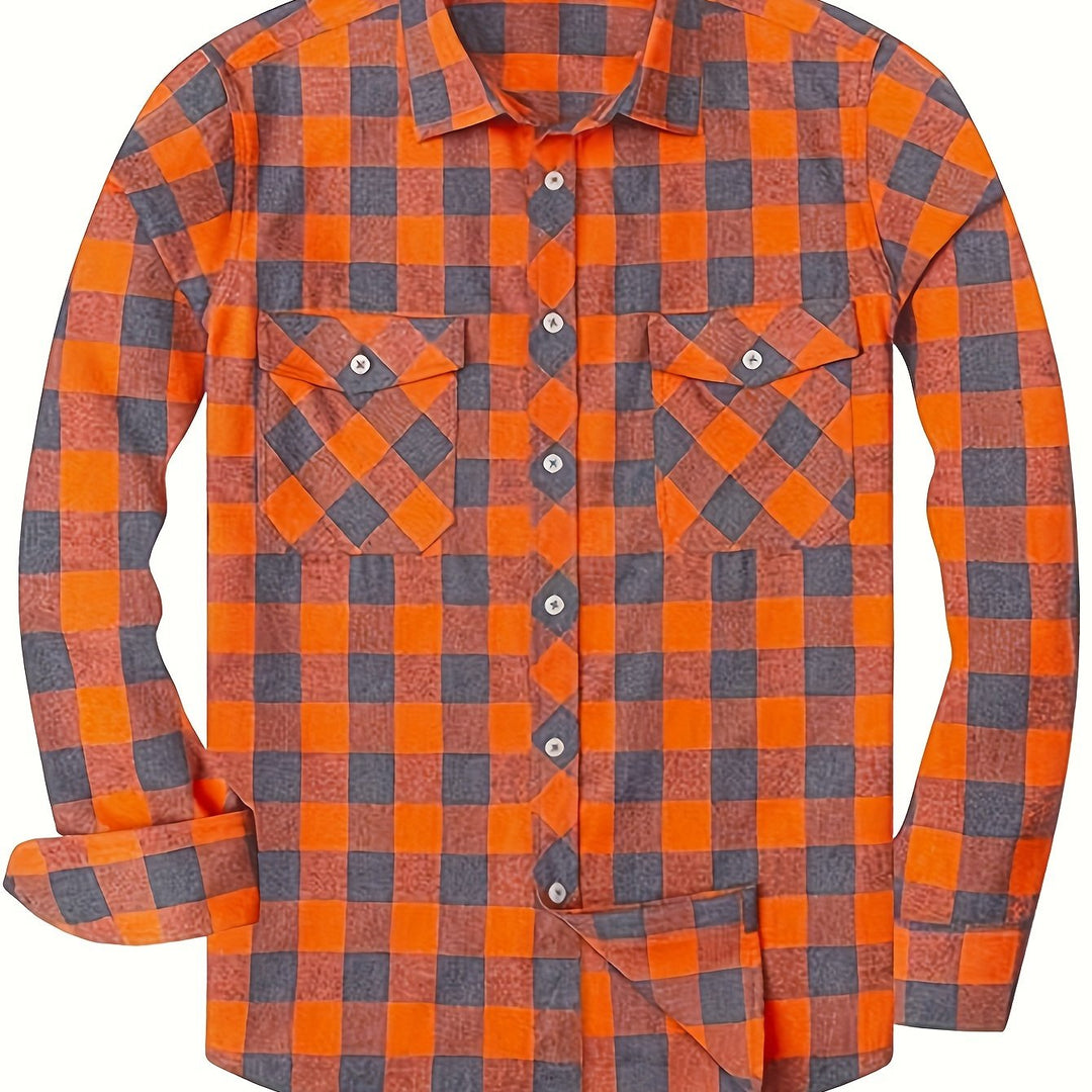 Emory | Rugged Check Button-Up Shirt