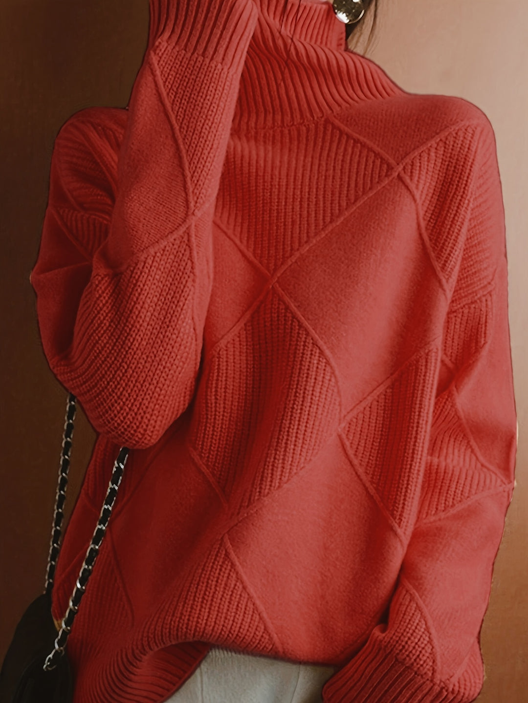 Cornelia | Cozy Textured Turtleneck Sweater