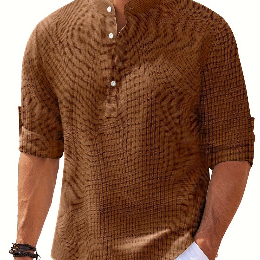 Winslow | Men's Stand-Collar Long Sleeve Shirt