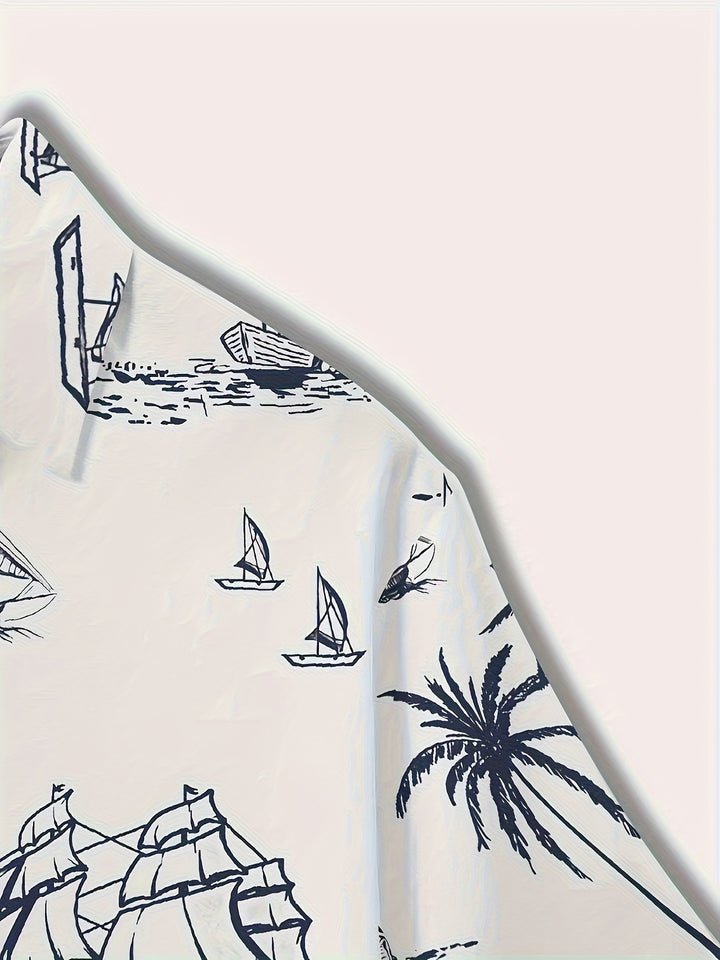 Montego | Men's Hawaiian Print Shirt & Shorts Set