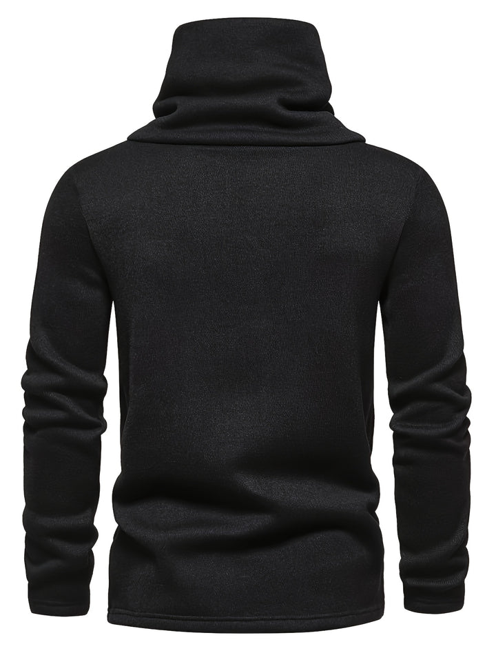 Desmond | Slouchy Collar Button-Up Sweater