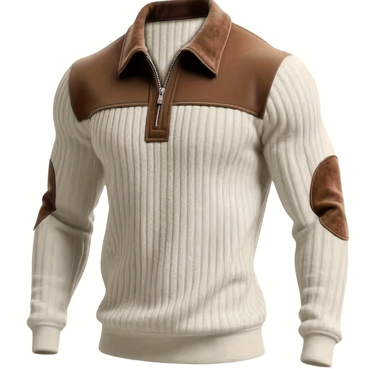 Harrison | Color-Block Quarter-Zip Pullover
