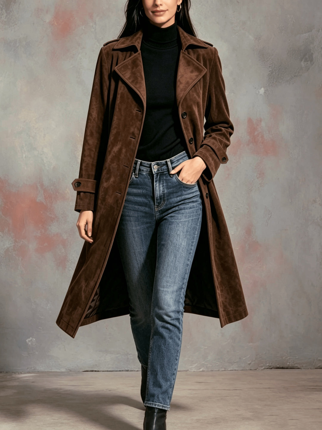 Frances | Timeless Belted Longline Coat