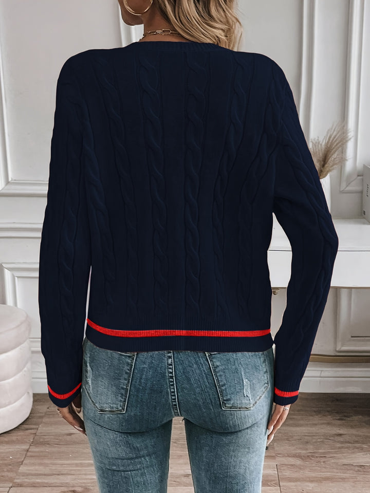Isadora | Refined Cable-Knit Cardigan