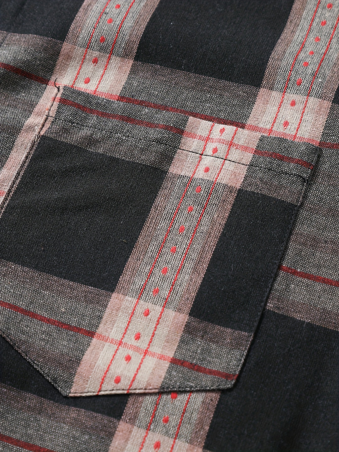 Rhys | Men's Plaid Turn-Collar Short Sleeve Polo