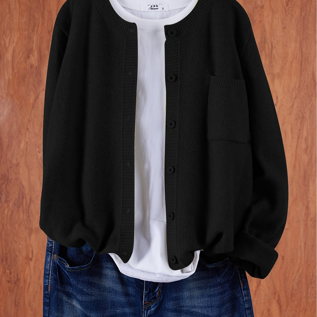 Katherine | Relaxed Button-Front Cardigan