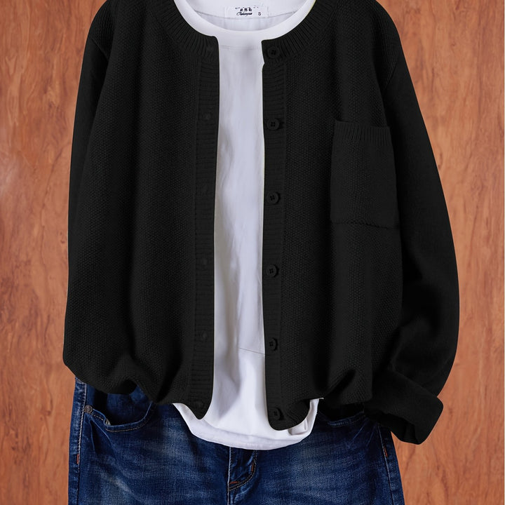 Katherine | Relaxed Button-Front Cardigan