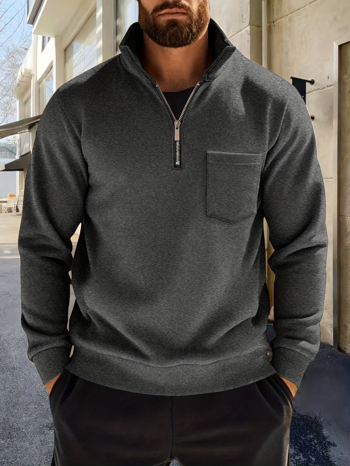 Vaughn | Half-Zip Collared Pullover