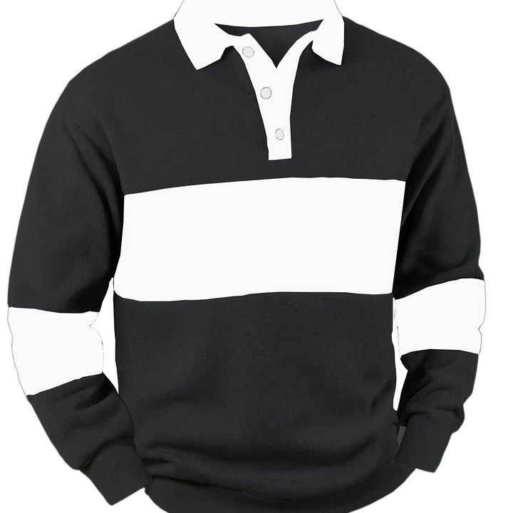 Miles | Colour-Block Rugby Shirt
