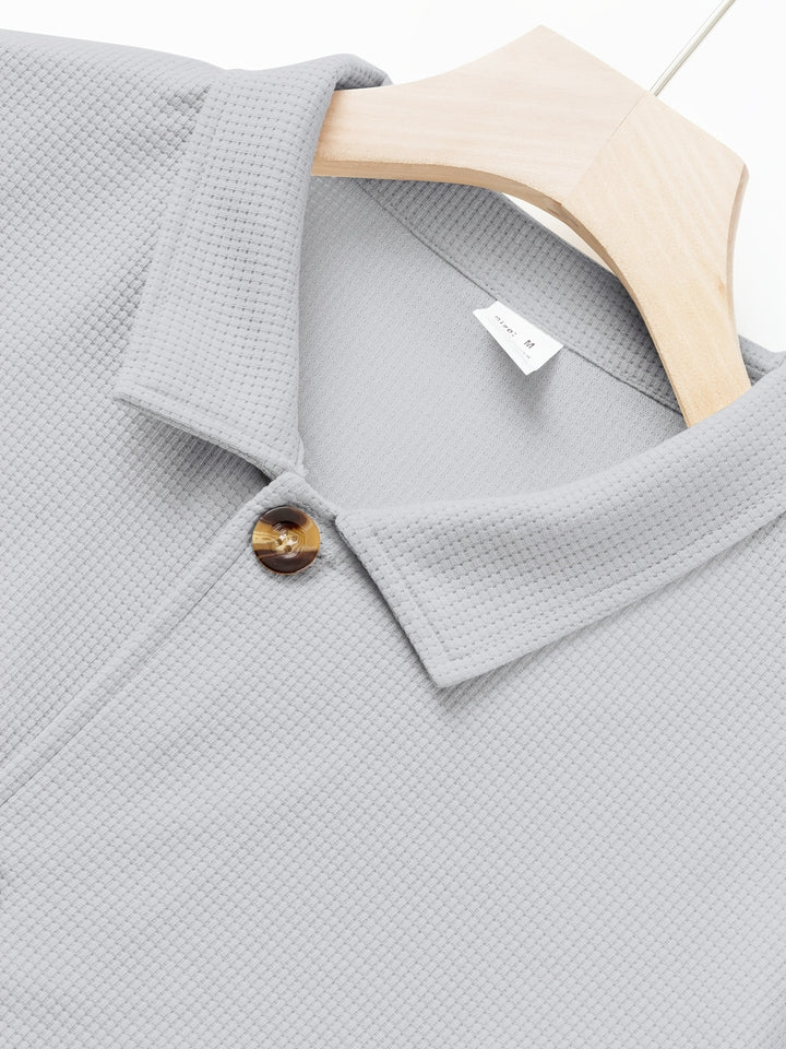 Spencer | Textured Button-Up Jacket