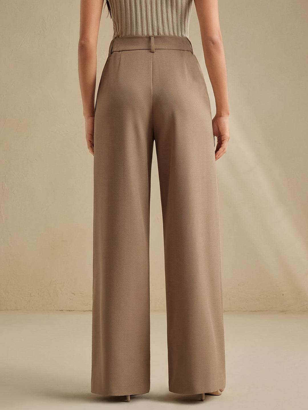 Rosalie | Pleated Wide-Leg Trousers