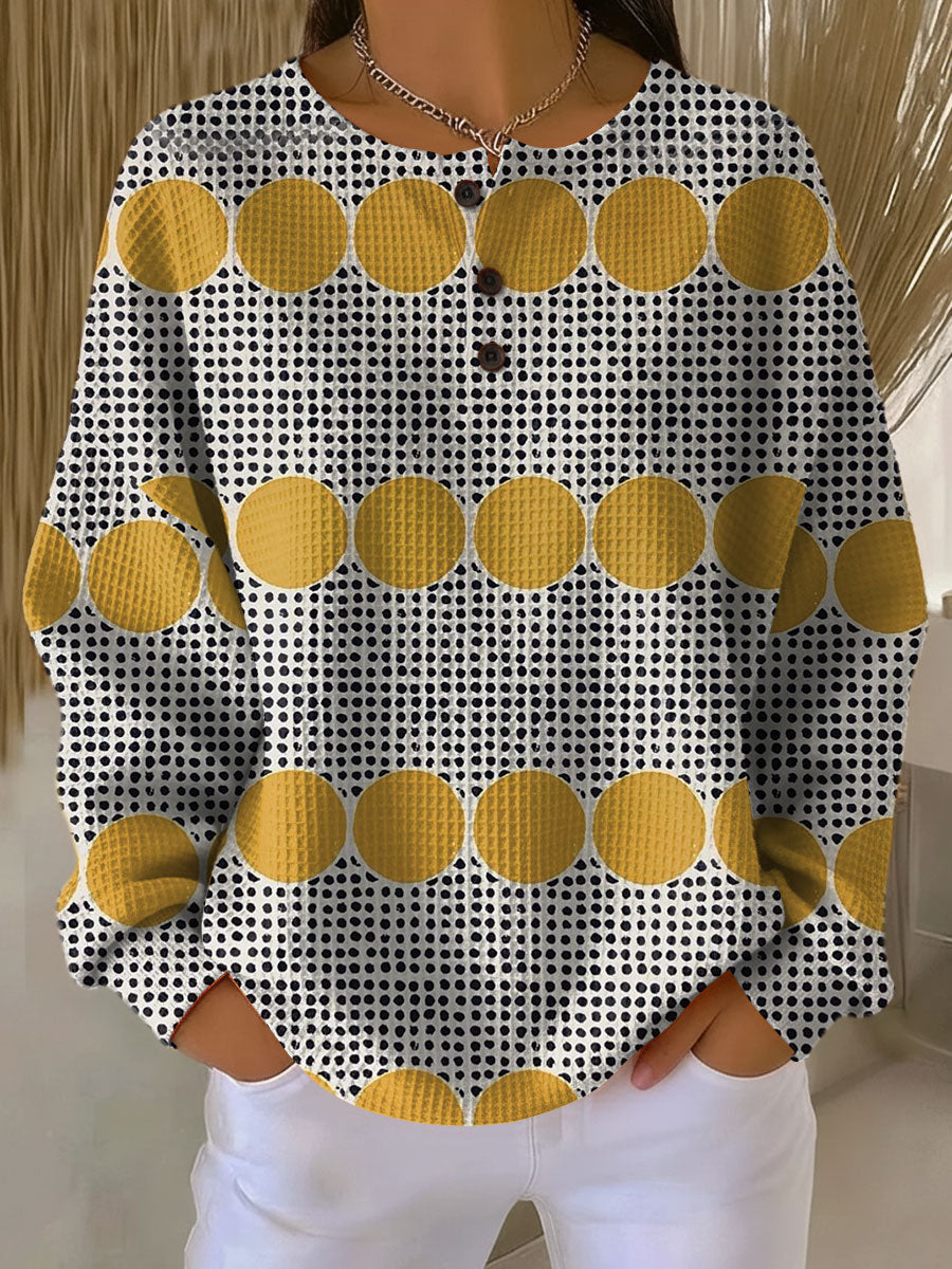 Sofia | Playful Dot-Print Top